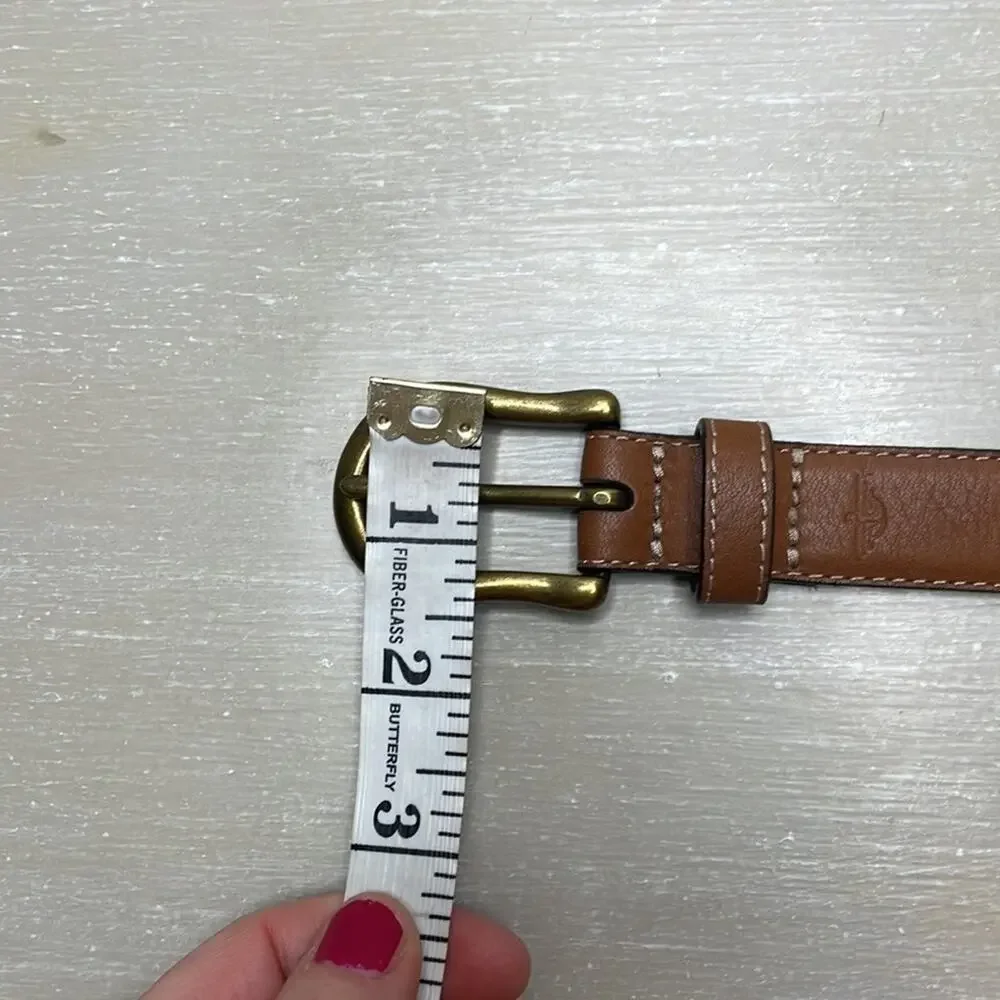 Vintage Dockers multicolor patchwork leather belt